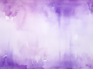 Purple watercolor light background natural paper texture abstract watercolur Purple pattern splashes aquarelle painting white copy space for banner design, greeting card 