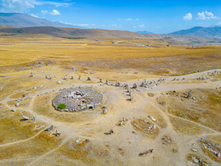 Zorats Karer aka Karahunj ancient sanctuary in Armenia