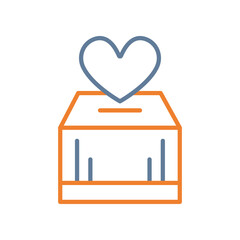 Package Line Two Color Icon