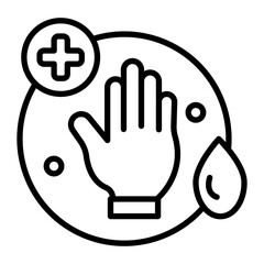 Sanitation Line Icon