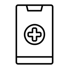 Mobile Clinic Line Icon