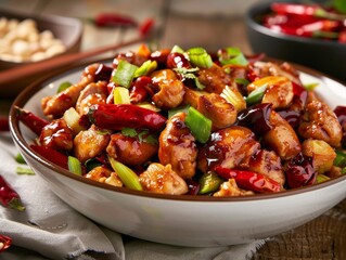 Kung Pao Chicken dynamic stir-fry