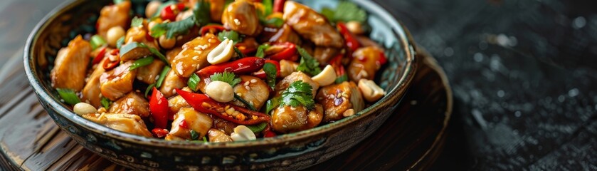Kung Pao Chicken spicy and colorful
