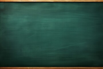 Teal blackboard or chalkboard background with texture of chalk school education board concept, dark wall backdrop or learning concept with copy space blank for design photo text or product 