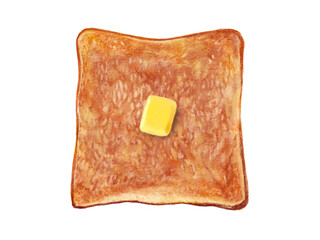 トースト（バター付き）