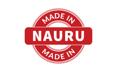 Made In Nauru Rubber Stamp