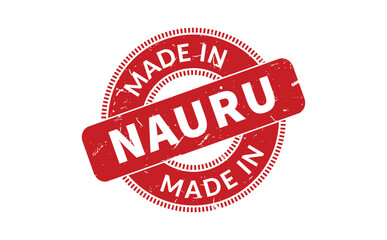 Made In Nauru Rubber Stamp