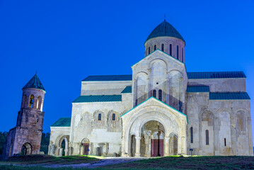 Obraz premium Sunrise view of Bagrati Cathedral in Kutaisi, Georgia