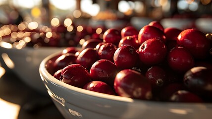 Close-Up Elegance: Capturing the Intricacies of Cranberry - Powered by Adobe
