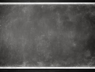 White blackboard or chalkboard background with texture of chalk school education board concept, dark wall backdrop or learning concept with copy space blank for design photo text or product - obrazy, fototapety, plakaty