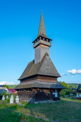 Cuvioasa Paraschiva wooden church church in Sat-Sugatag, Romania