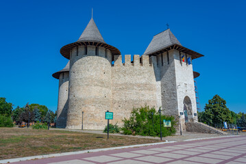 Soroca fortress viewed during a sunny summer day in Moldova