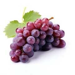 Fototapeta premium Grapes on white background, Fresh Grapes