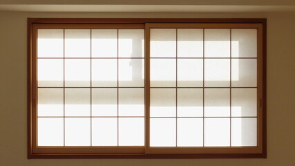 "Shoji" window in a Modern Japanese-style room