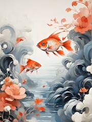 fishes in water