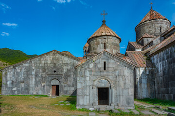 Fototapeta na wymiar Sunny day at Haghpat Monastery Complex in Armenia