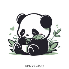 panda, panda clipart