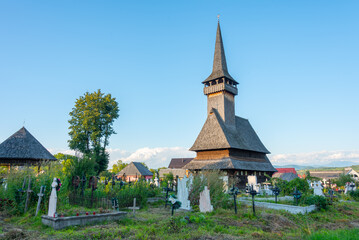 Cuvioasa Paraschiva wooden church church in Sat-Sugatag, Romania