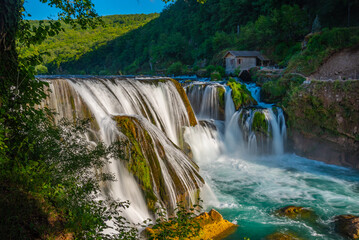 Strbacki buk waterfall in Bosnia and Herzegovina