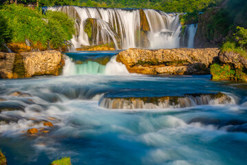 Strbacki buk waterfall in Bosnia and Herzegovina