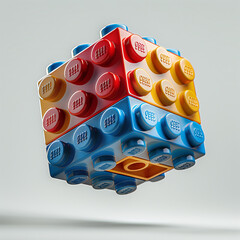 Floating Lego Brick