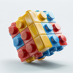 Floating Lego Brick