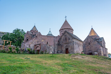 Sunrise view of Goshavank monastery in Armenia