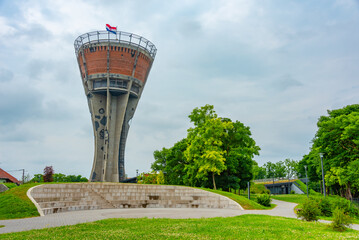 The water tower in Croatian town Vukovar