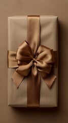 Express package with ribbon