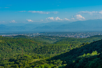 Naklejka premium Natural landscape of Sataplia nature reserve around Kutaisi in Georgia