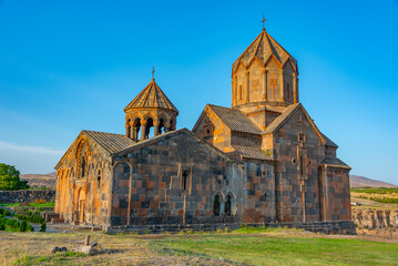 Summer day at Hovhannavank monastery in Armenia
