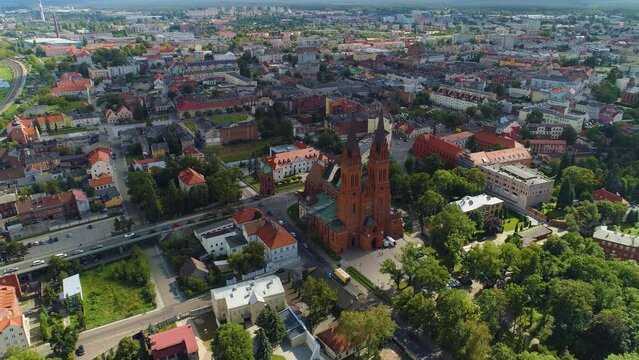 Panorama Basilica Wloclawek Bazylika Nmp Aerial View Poland