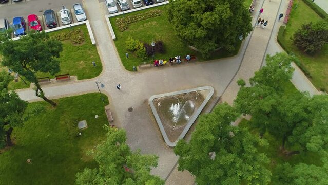 Kaczynski Square Green Market Wloclawek Zielony Rynek Aerial View Poland