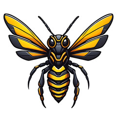 bee esport mascot logo design