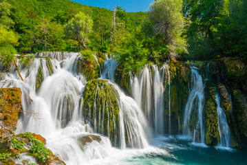 Obraz premium Great Una Waterfalls in Bosnia and Herzegovina