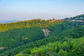 Fototapeta premium Panorama view of Sighnaghi town in Georgia