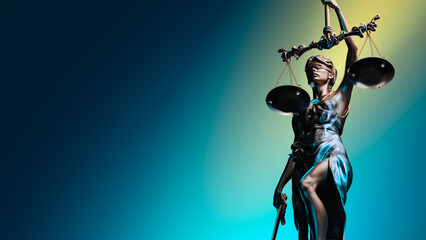 Legal Concept: Themis is Goddess of Justice and law - 779316190