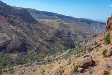 zangezur valley in Armenia during a sunny day