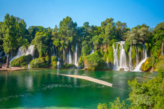 Kravica waterfall in Bosnia and Herzegovina