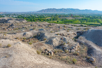 Ruins of ancient Dvin in Armenia