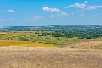 Moldovan countryside during a sunny day