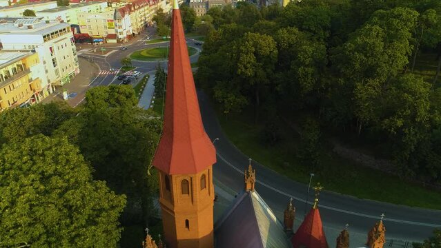 Orthodox Church Stargard Cerkiew Piotra I Pawla Aerial View Poland