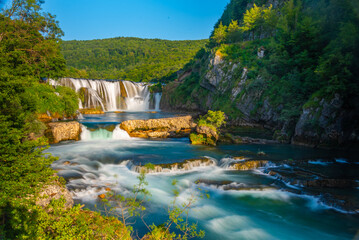 Strbacki Buk Waterfall Bosnia And