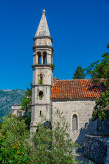 Fototapeta premium Catholic church in Perast, Montenegro