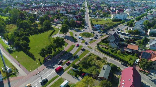 Landscape Rondo Jana Pawla Rumia Krajobraz Aerial View Poland