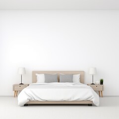 Fototapeta na wymiar Minimalist bedroom light isolated on white backgroundrealistic, business, seriously, mood and tone