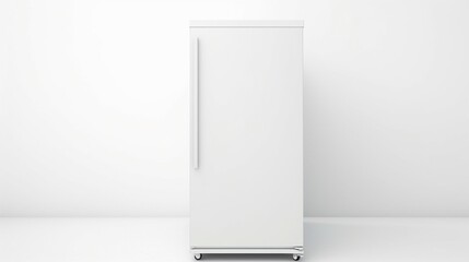 Refrigerator isolated on white backgroundrealistic, business, seriously, mood and tone
