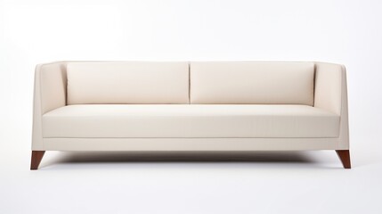 Fototapeta premium Sofa isolated on white backgroundrealistic, business, seriously, mood and tone