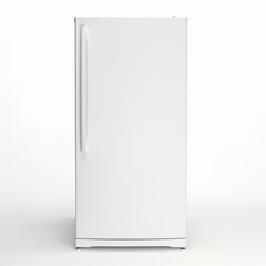 White refrigerator isolated on white backgroundrealistic, business, seriously, mood and tone