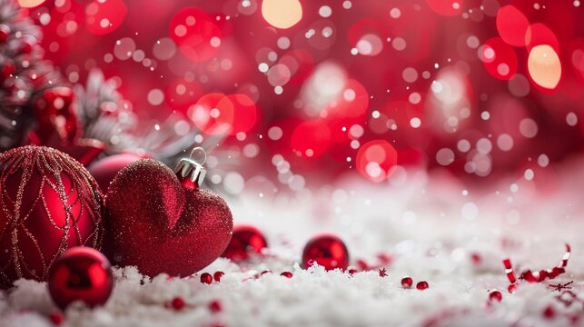 Holiday Celebration, red and white background for holiday-themed photo shoots such as Christmas or Valentine's Day